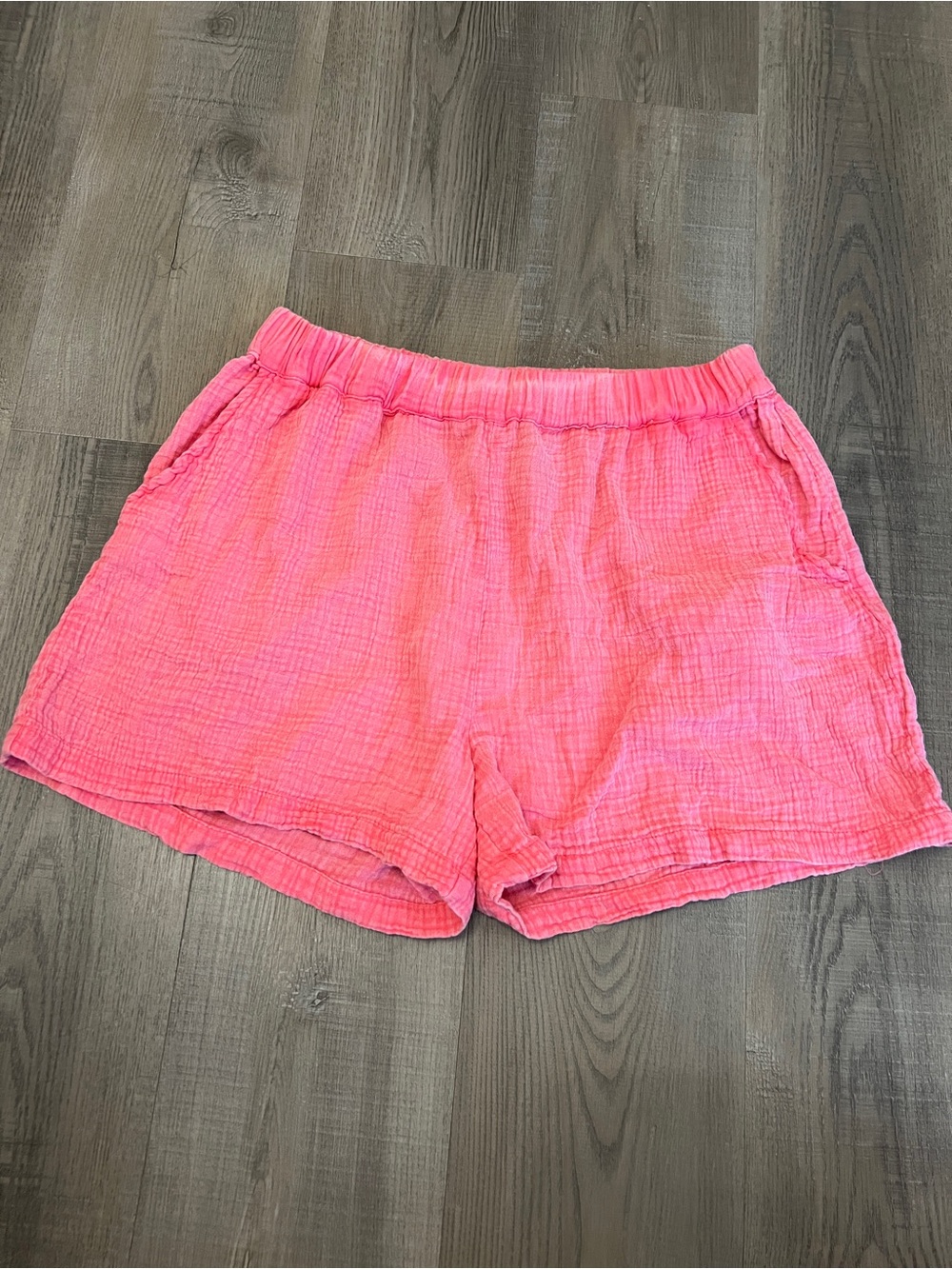 ASOS Noisy May Pink Gauzy Shorts w/ Pockets